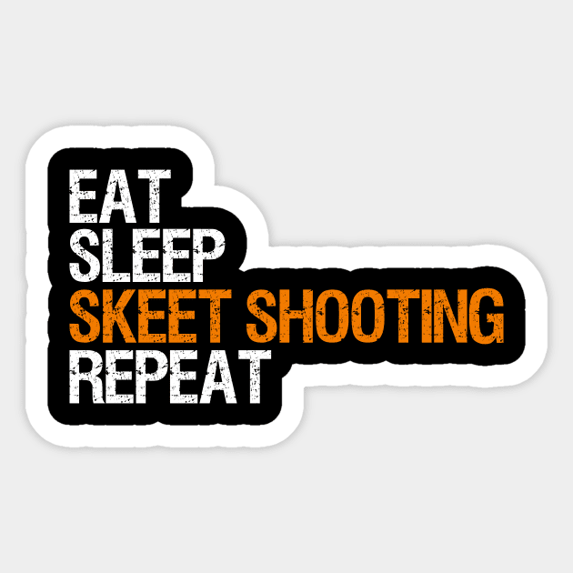 skeet shooting clay pigeon shooter gift Sticker by TK Store